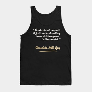 Chocolate Milk Guy Memeshirt Tank Top